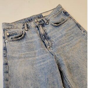 rag & bone Shea High Rise Relaxed Straight Jeans Full Length Size 25